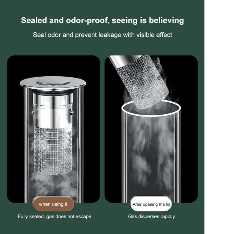 Isolate Odor and Prevent Cockroaches - Stainless Steel Floor Drain Filter