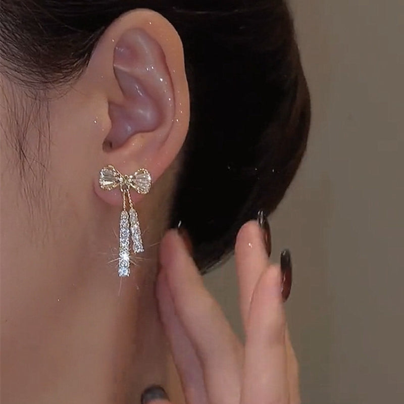 Bow Knot Earrings(Two types)
