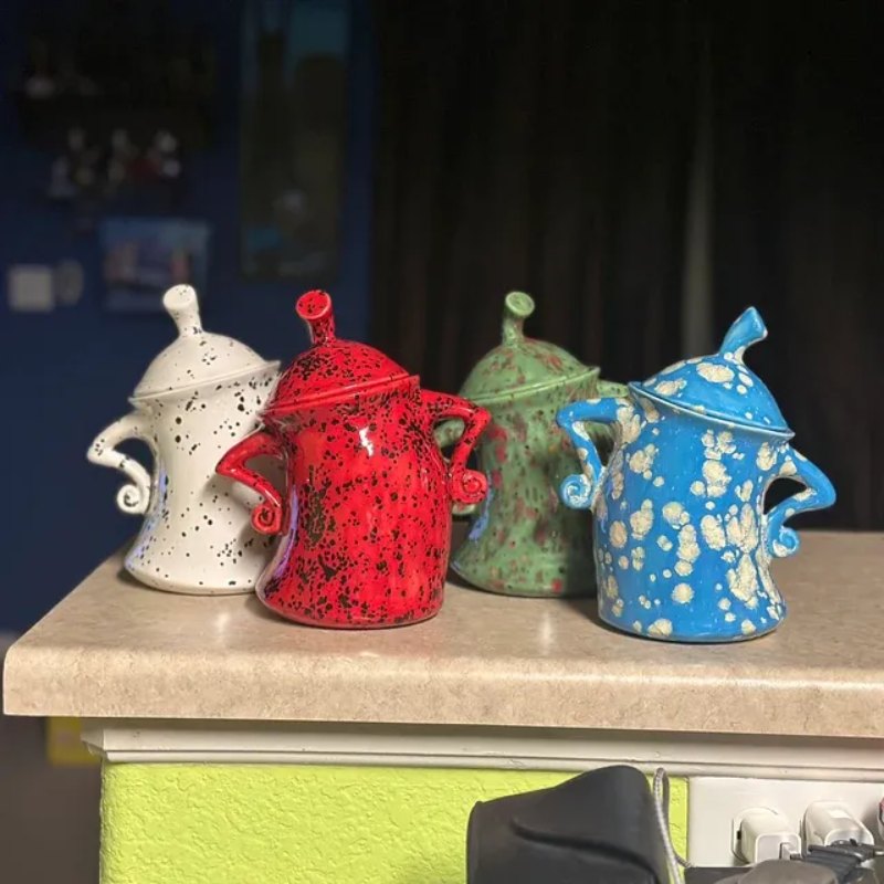 Handmade Canister With Attitude