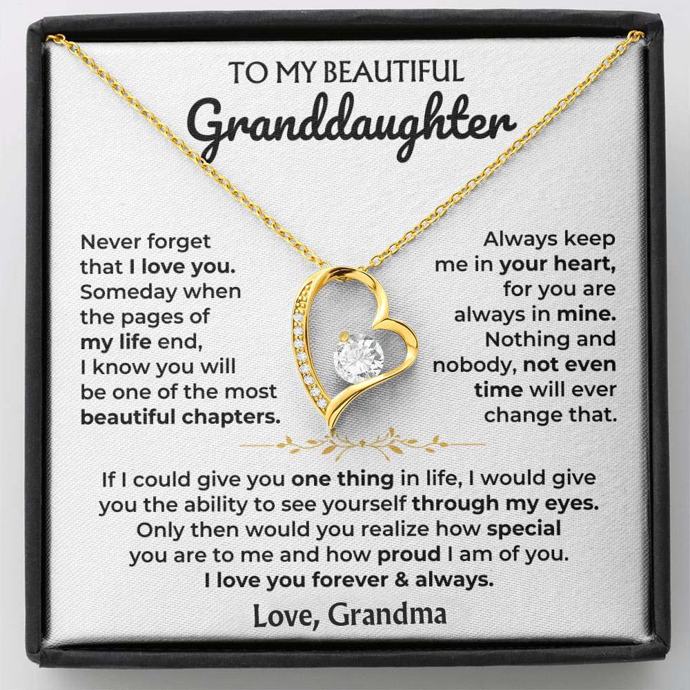 To My Beautiful Granddaughter - Forever Love Gift Set