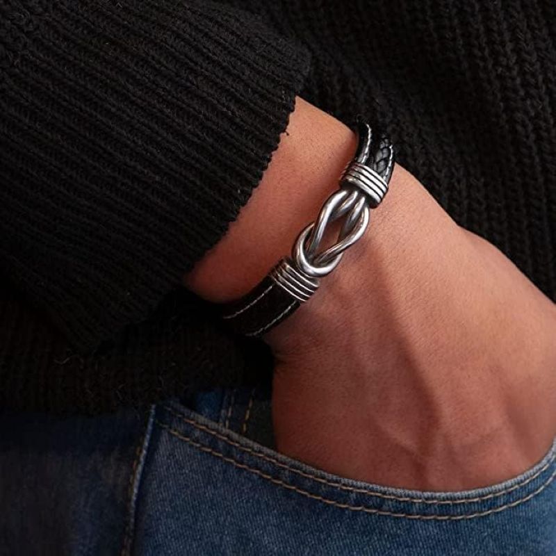 To My Son - From Dad - Forever Linked Premium Bracelet Gift Set