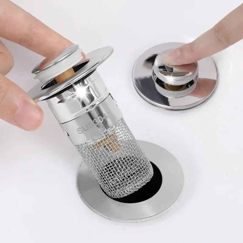 Isolate Odor and Prevent Cockroaches - Stainless Steel Floor Drain Filter