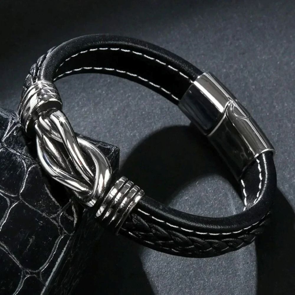 To My Son - From Dad - Forever Linked Premium Bracelet Gift Set