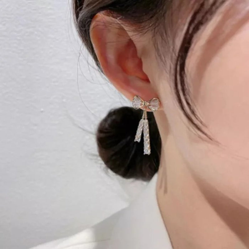 Bow Knot Earrings(Two types)
