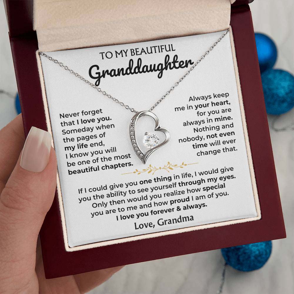 To My Beautiful Granddaughter - Forever Love Gift Set