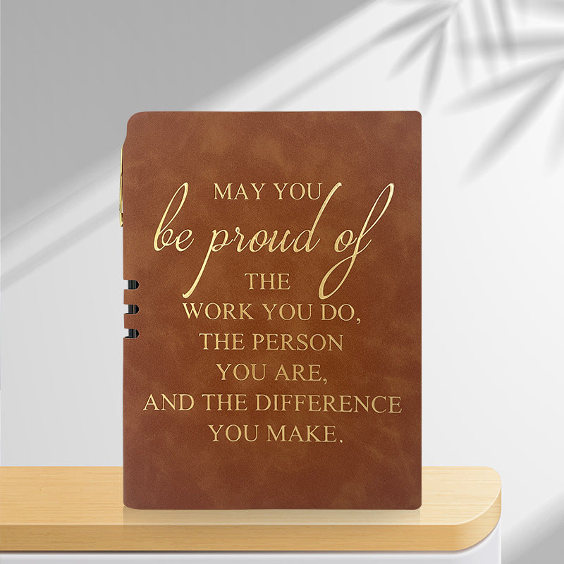 May You Be Proud Of - Employee Motivation Notebook - B342