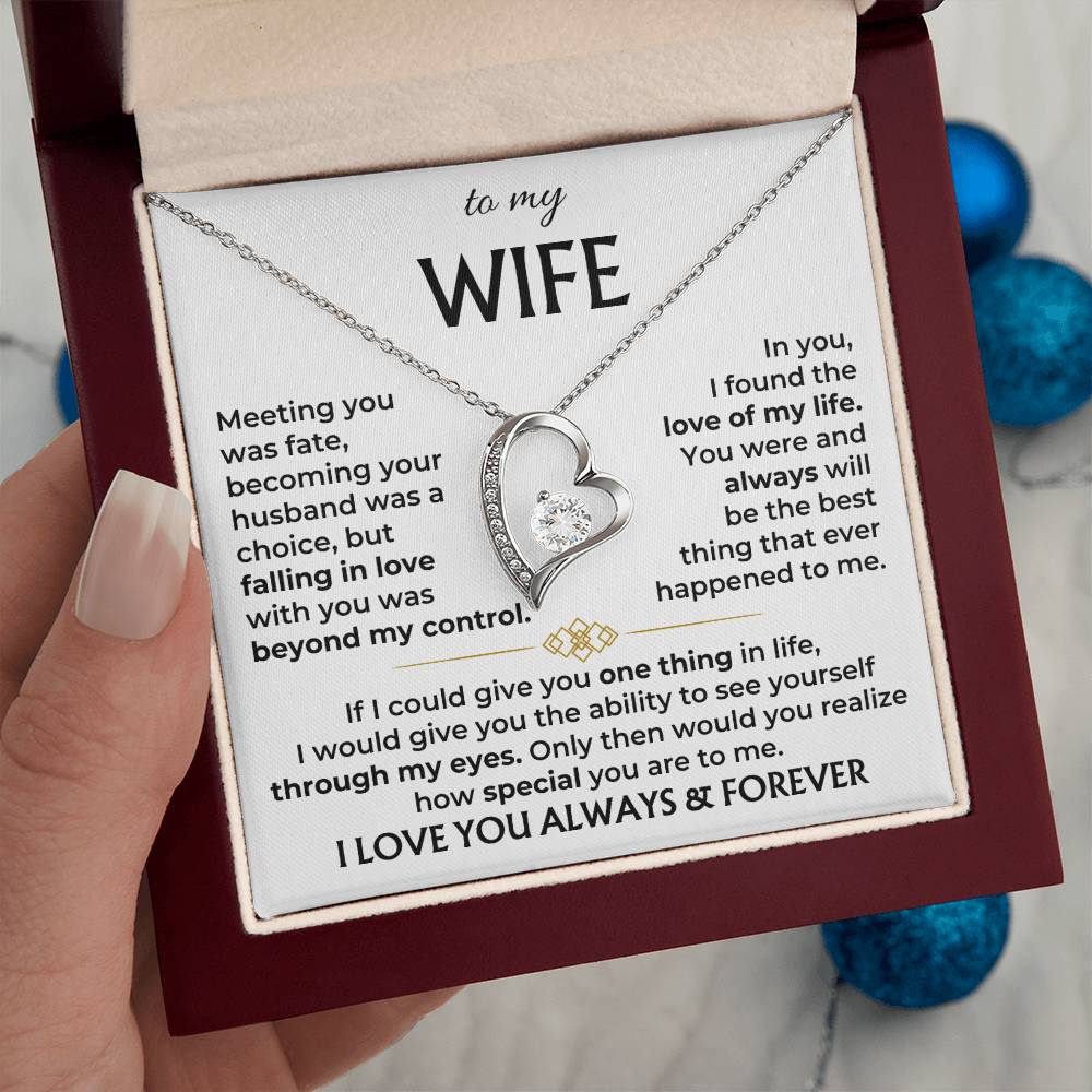 To My Wife - I Love You Always & Forever - Gift Set - Card122