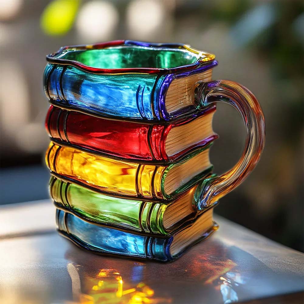 Classic Painted Book Mug
