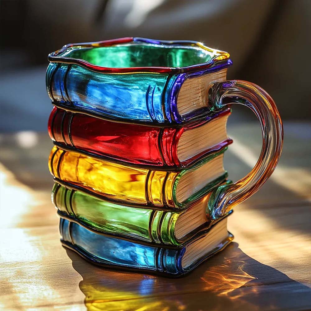 Classic Painted Book Mug