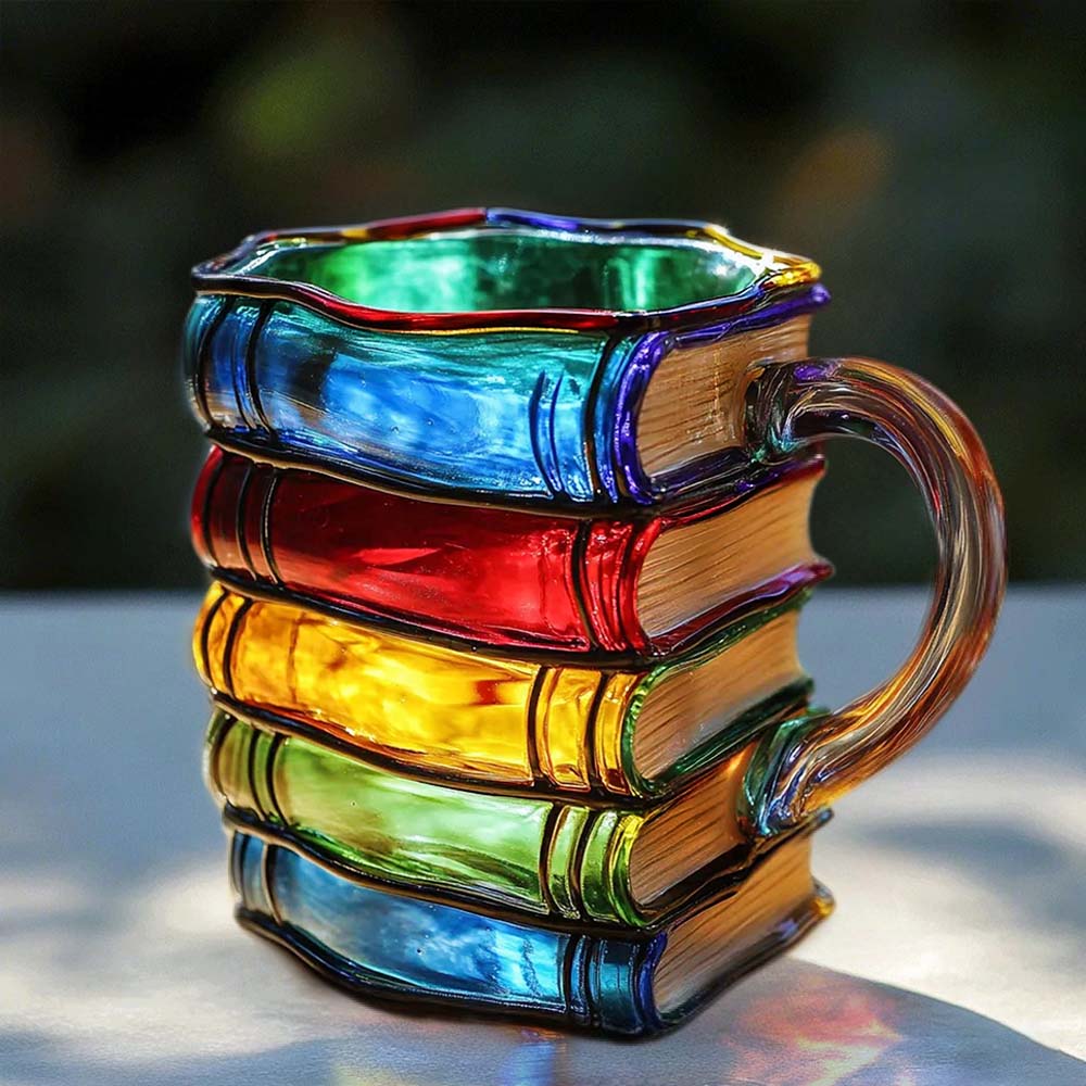 Classic Painted Book Mug