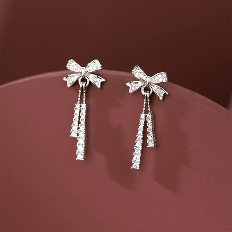 Bow Knot Earrings(Two types)