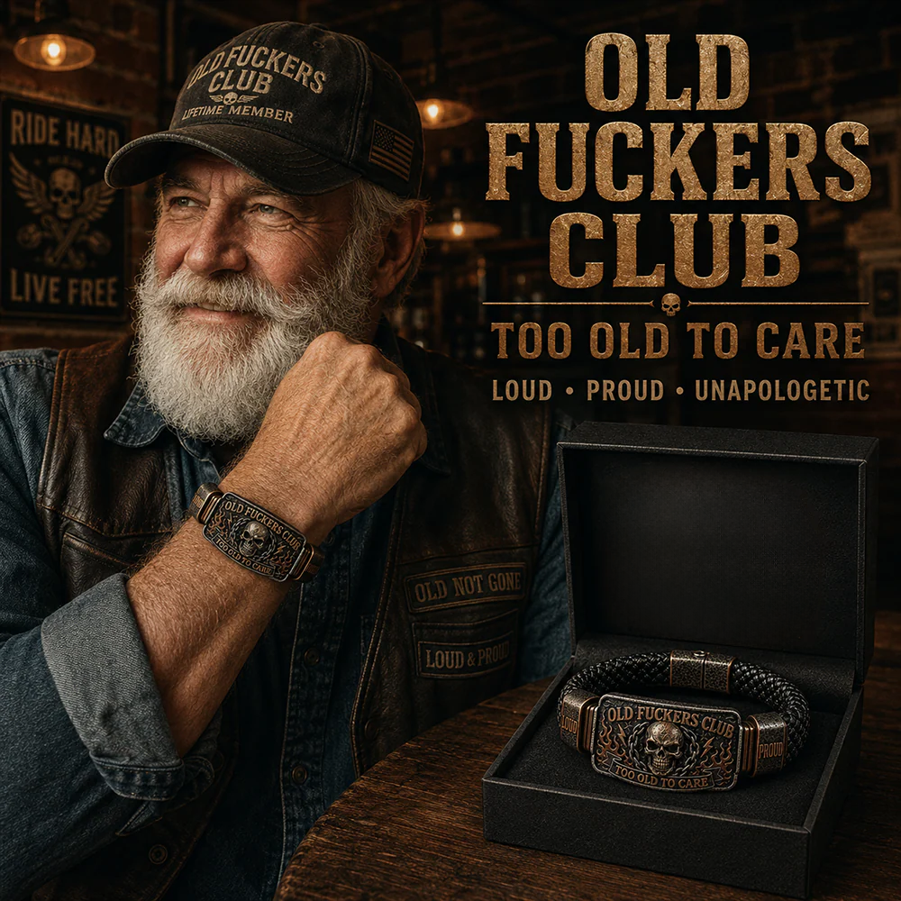 Old Fuckers Club & Wild Freedom, Limited Edition Vintage Bracelet