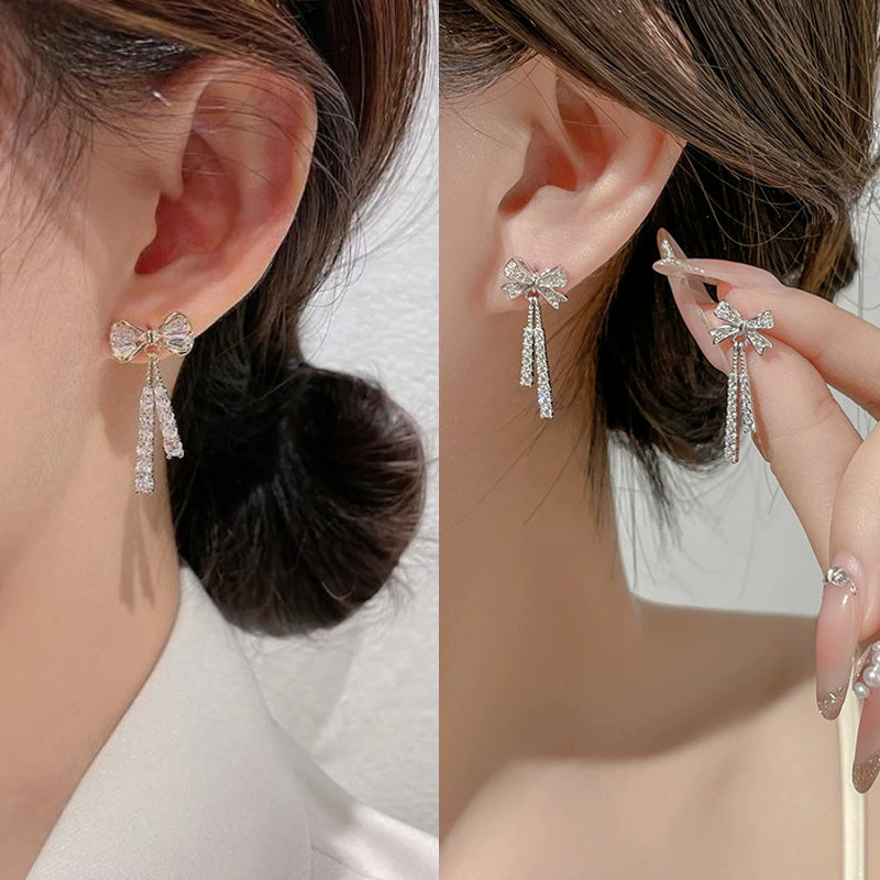 Bow Knot Earrings(Two types)