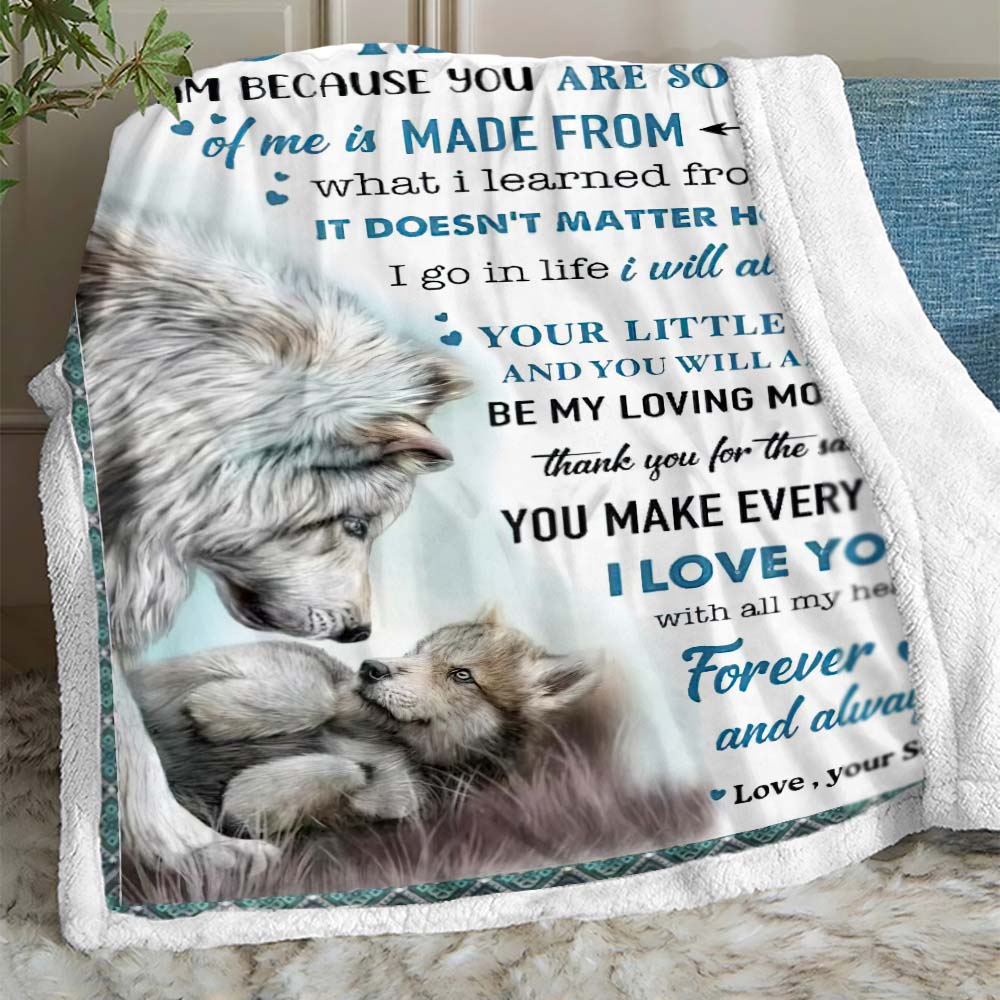 To My Mom - From Son - A372 - Premium Blanket