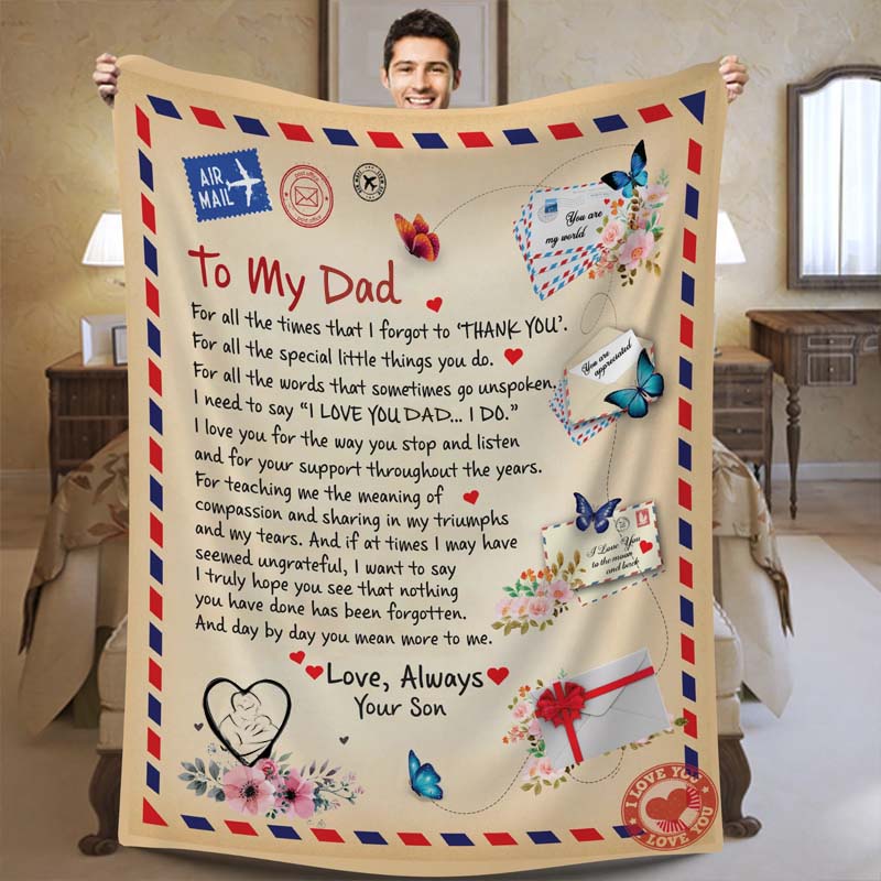 To My Dad - From Son - A721 - Premium Blanket
