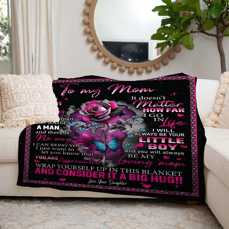 To My Mom - From Daughter - A723 - Premium Blanket