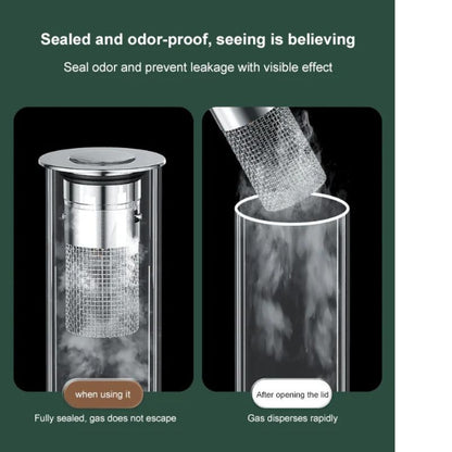 Isolate Odor and Prevent Cockroaches - Stainless Steel Floor Drain Filter