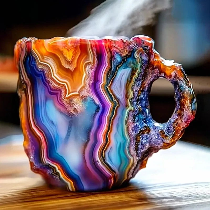 2025 New Mineral Crystal Coffee Mugs