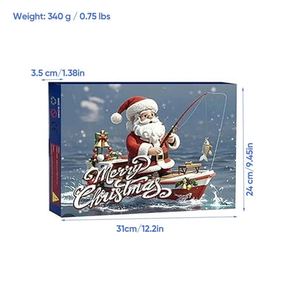 24 Days Christmas Countdown Fish Tackle Set