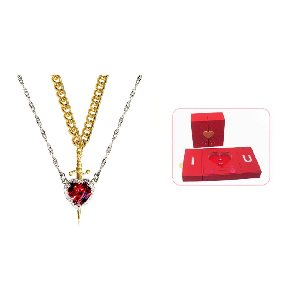 Heart Sword Pendant Necklace