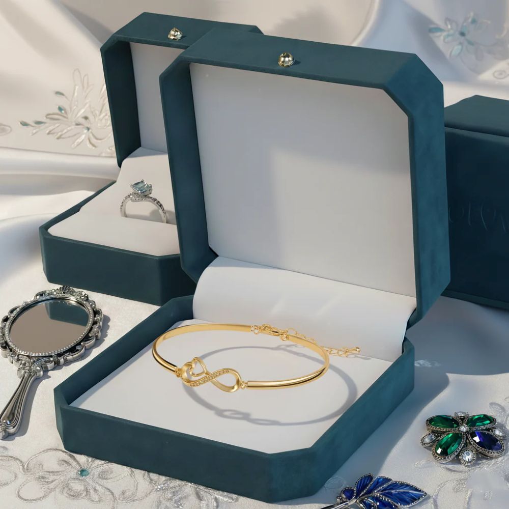 To My Granddaughter - Keep Me In Your Heart Infinity Bracelet