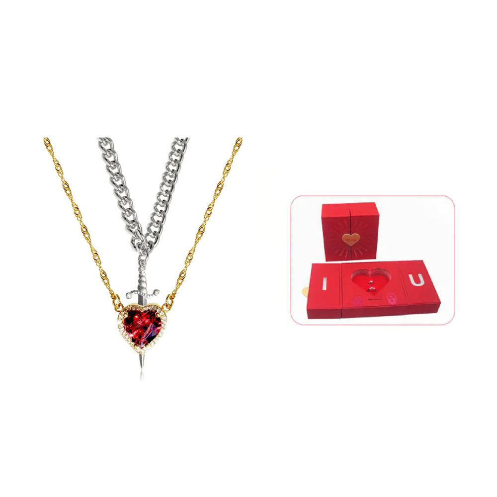 Heart Sword Pendant Necklace
