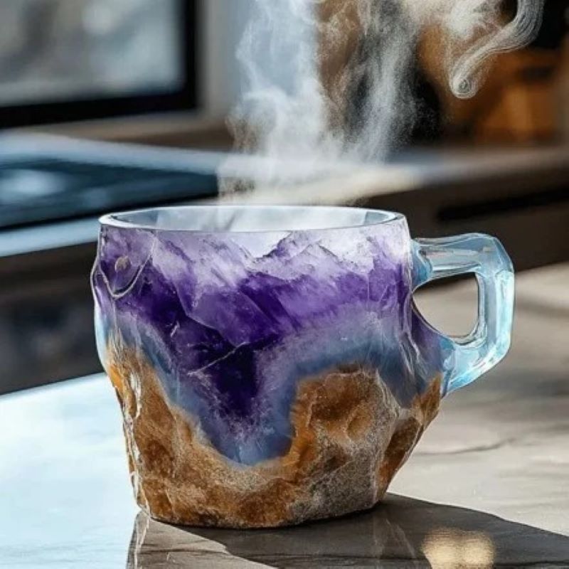 2025 New Mineral Crystal Coffee Mugs