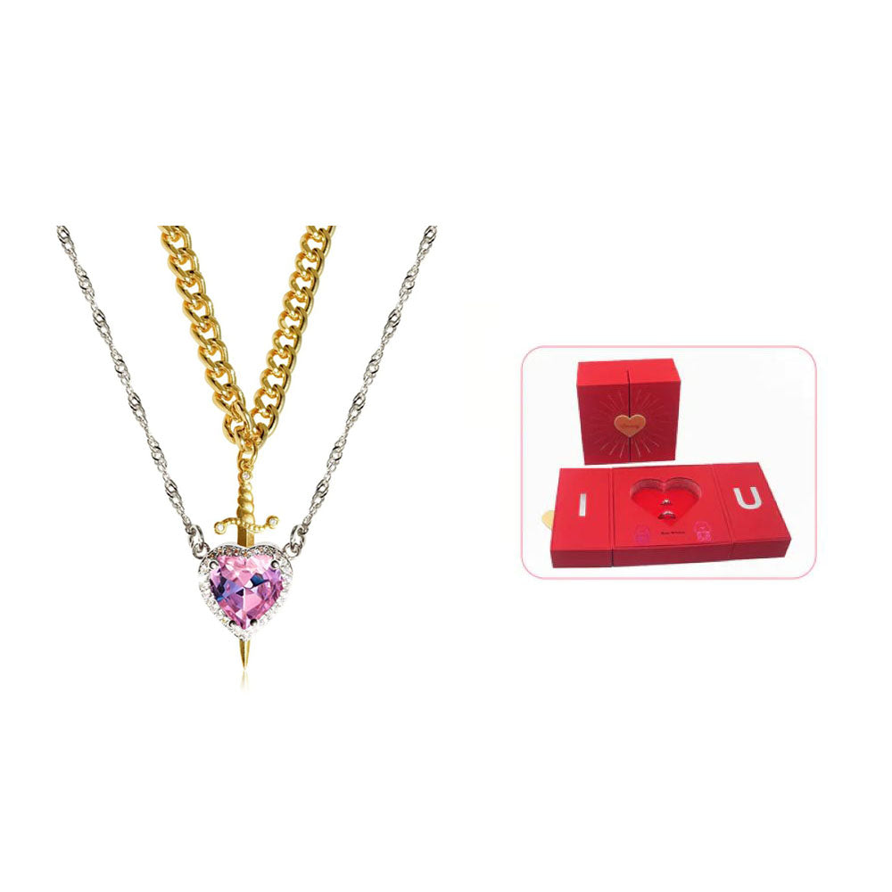 Heart Sword Pendant Necklace