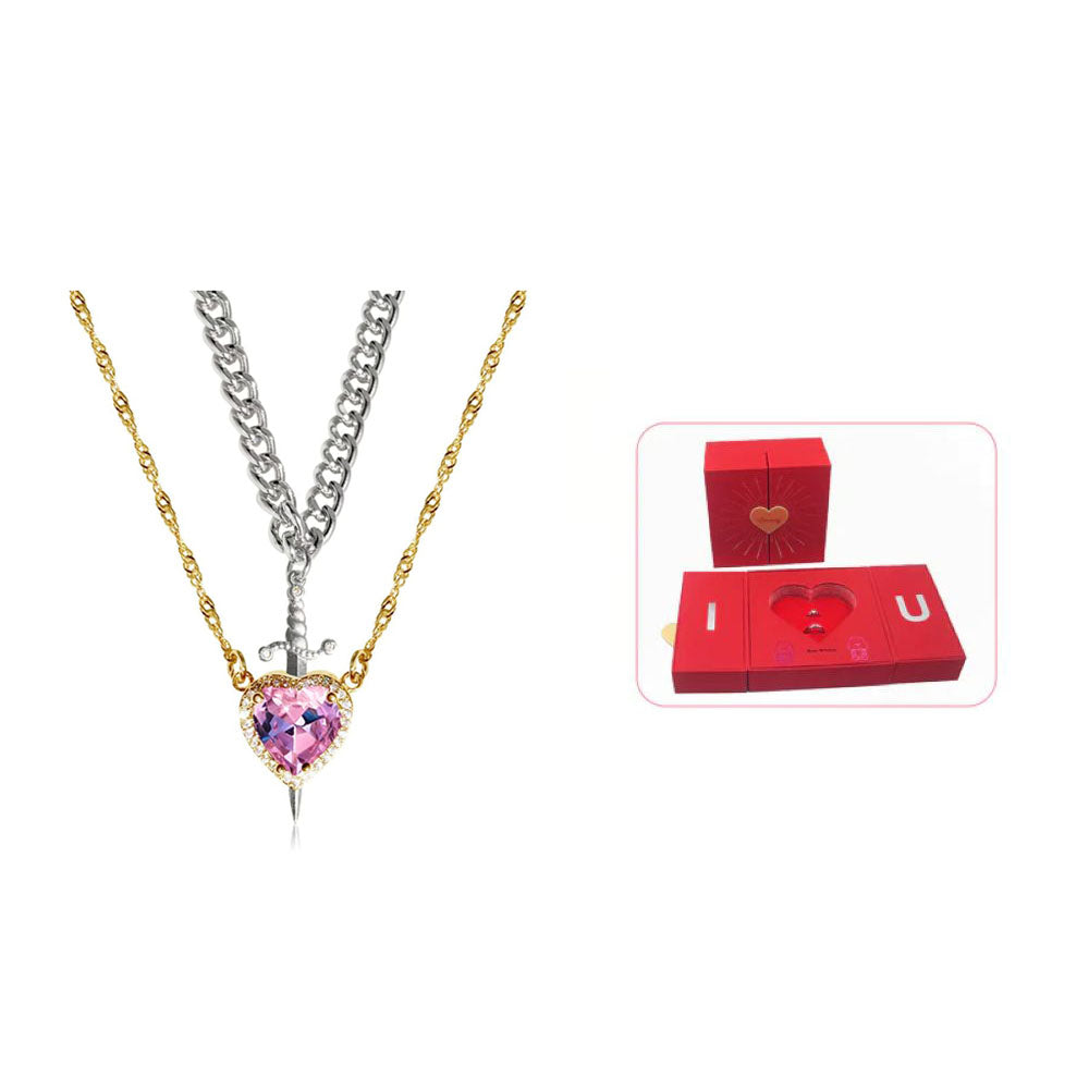 Heart Sword Pendant Necklace