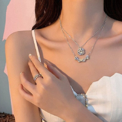 ☘Four-Leaf Heart Shape Necklace【Buy 2 Free Shipping】