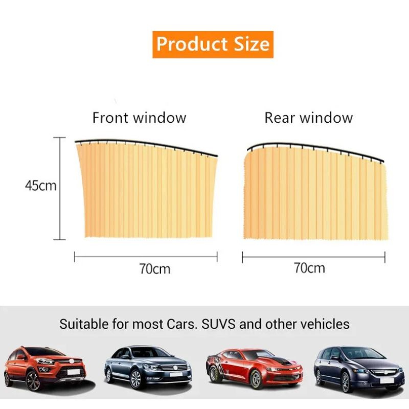Universal Fit Magnetic Car Side Window Privacy Sunshade
