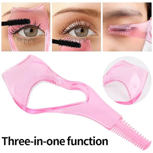 3 in 1 Eyelashes Tools Mascara Shield Applicator Guard