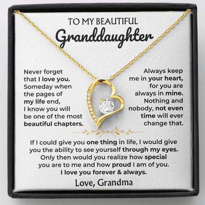 To My Beautiful Granddaughter - Forever Love Gift Set