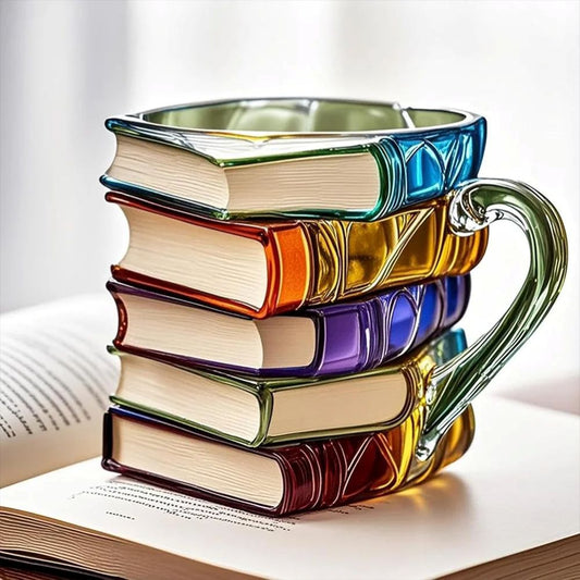 Emerald Painted Book Mug