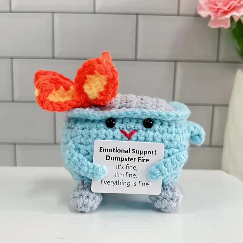 Crochet Dumpster Raging Fire