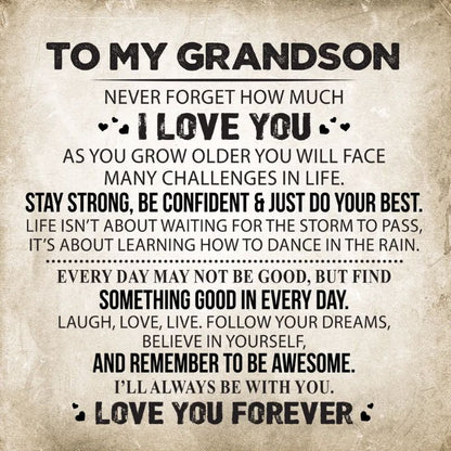 "To My Grandson - I Love You Forever" Gifting Set