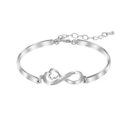 To My Granddaughter - Keep Me In Your Heart Infinity Bracelet