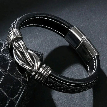 To My Son - From Dad - Forever Linked Premium Bracelet Gift Set