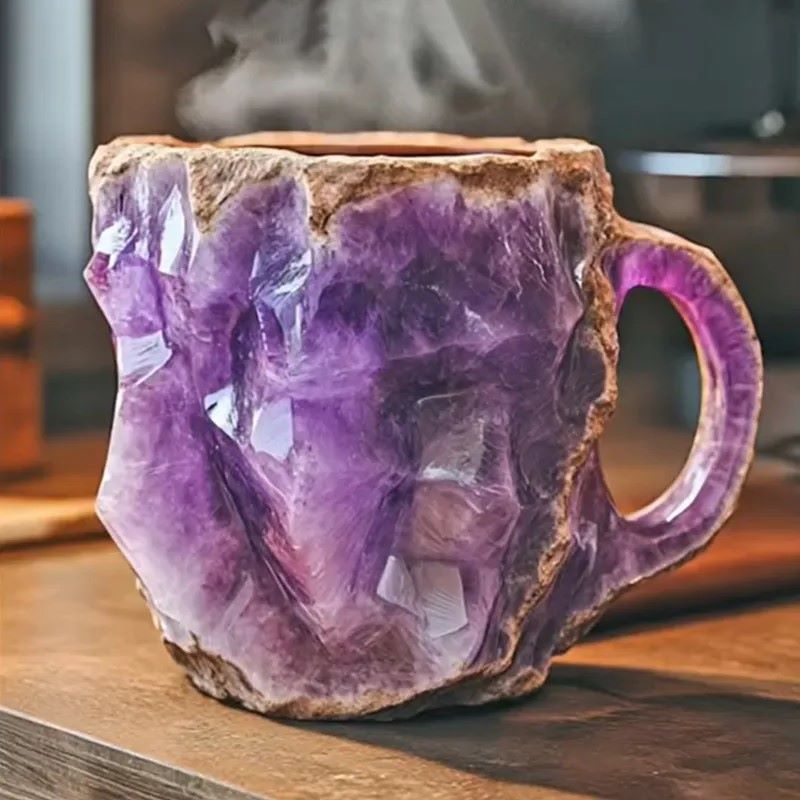 2025 New Mineral Crystal Coffee Mugs