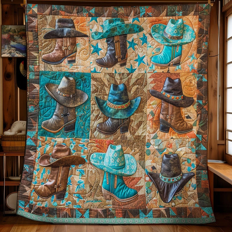 Cowboy Blanket - D258 - Premium Blanket