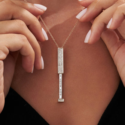I Love You Necklace
