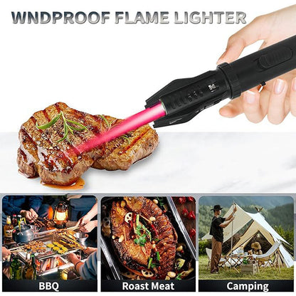 Camping Outdoor Windproof Straight Flame Lighter