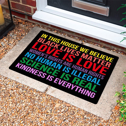 In This House We Believe - D313 - Doormat