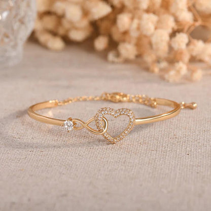 Mother Daughter – Infinity Heart Bracelet