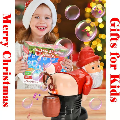 Funny Santa Claus Bubble Modeling of The Fart Fart