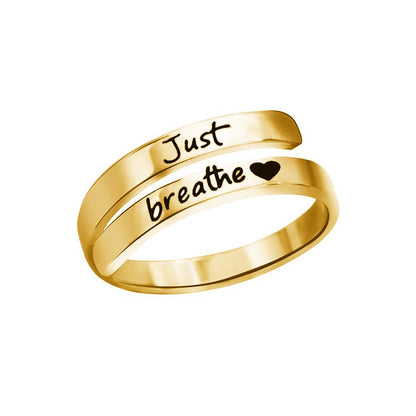 Just Breathe Ring