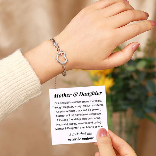 Mother Daughter – Infinity Heart Bracelet