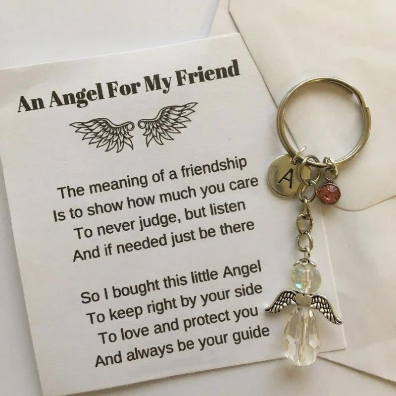 Guardian Angel Keychain - Best Friend Gift