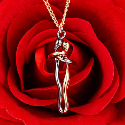Couple Hug Necklace