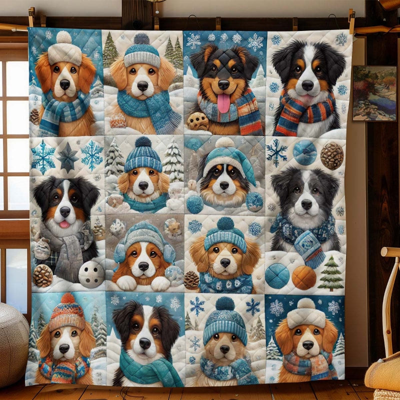 Winter Dog Blanket - D273 - Premium Blanket